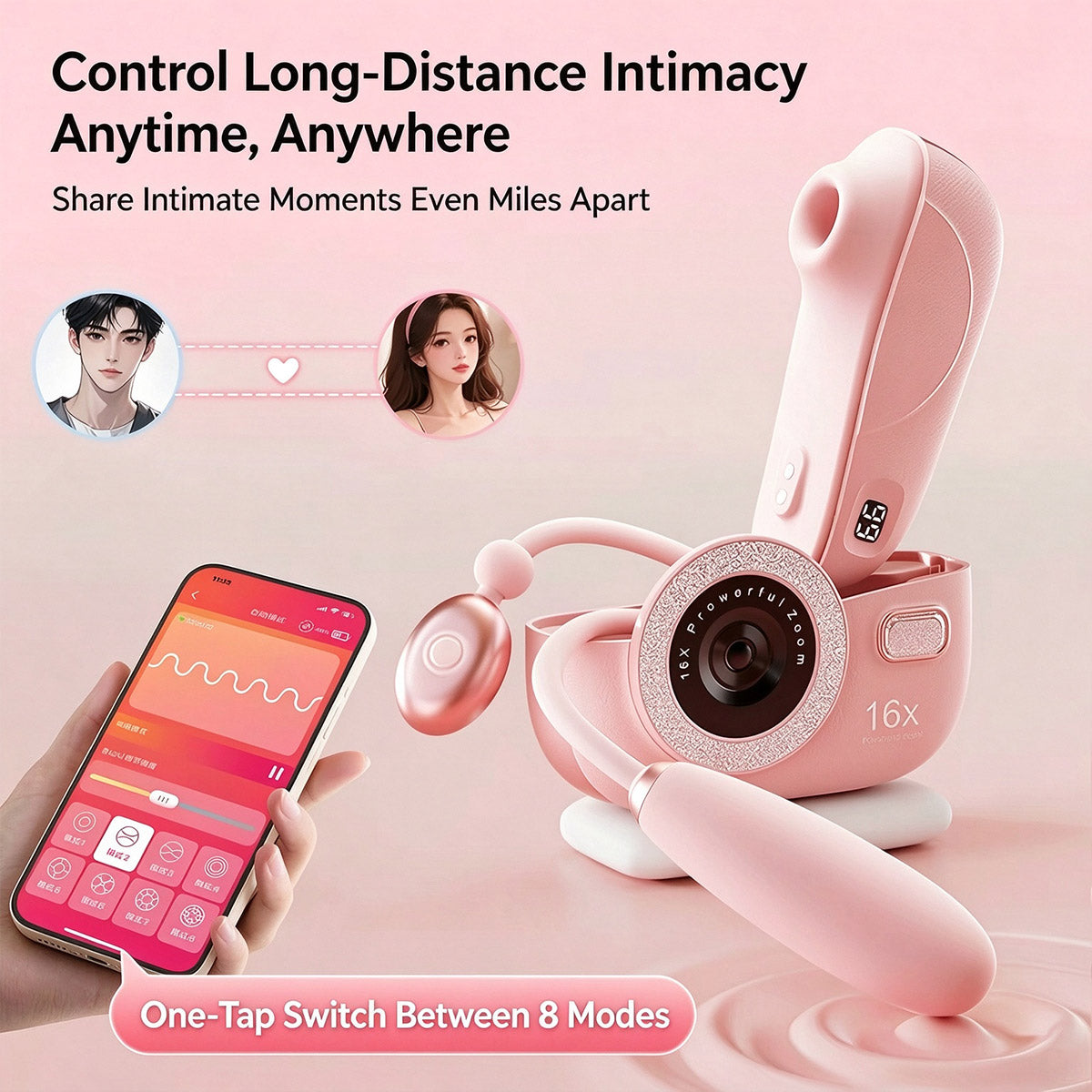 Camera Shaped Intimate Massager