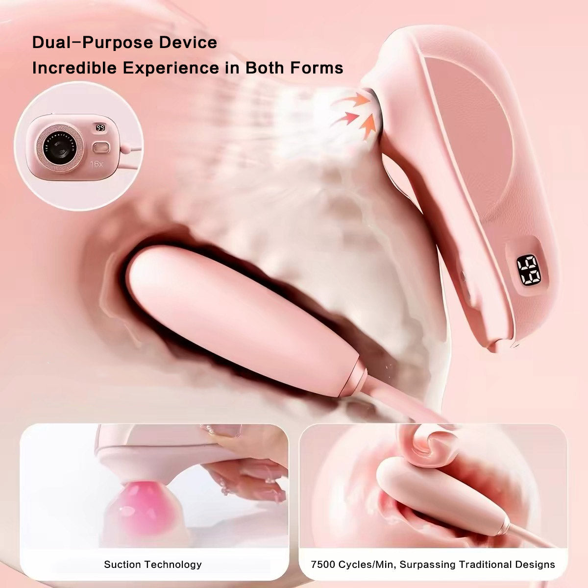 Camera Shaped Intimate Massager