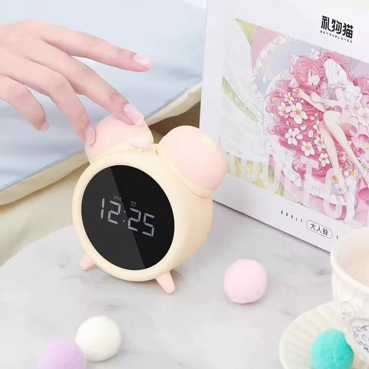 Gift Cat Adult Bell Alarm Clock Massager