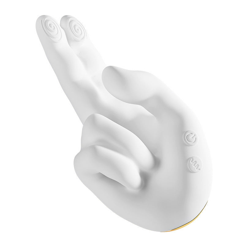 Golden Right Hand Heating Tapping Massager